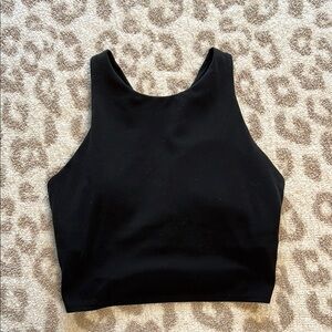 Women's Black Sleeveless Top